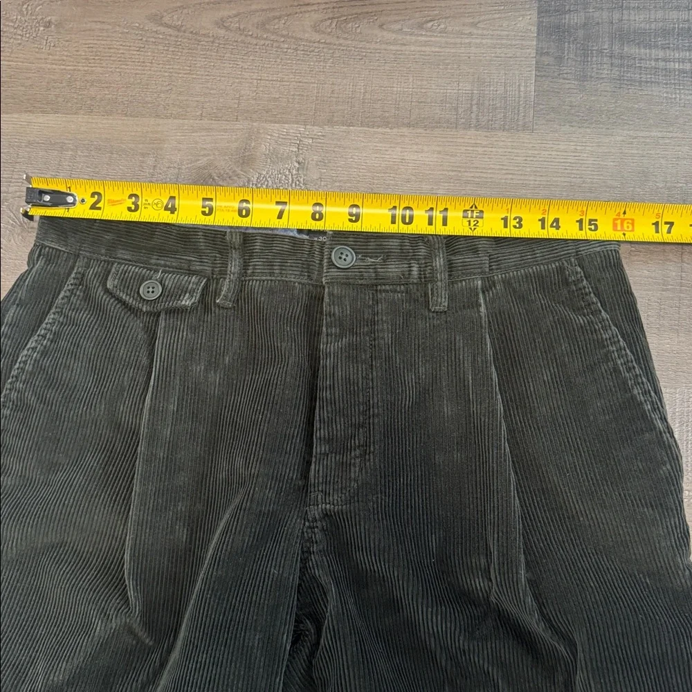 J. Crew Men's Dark Green Corduroy Pants - Picture 3 of 8